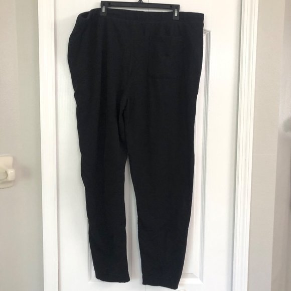 Eddie Bauer mens jogger lounge pants black XXL - Picture 2 of 4